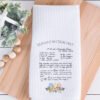Easter Handwritten Recipe Towel