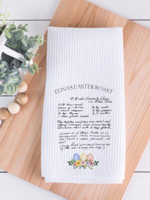 Easter Handwritten Recipe Towel